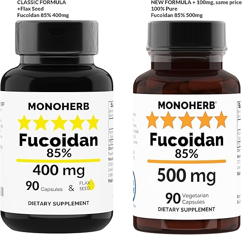 Miniatura 4 de Fucoidan 85% 500 mg - 90 Cápsulas