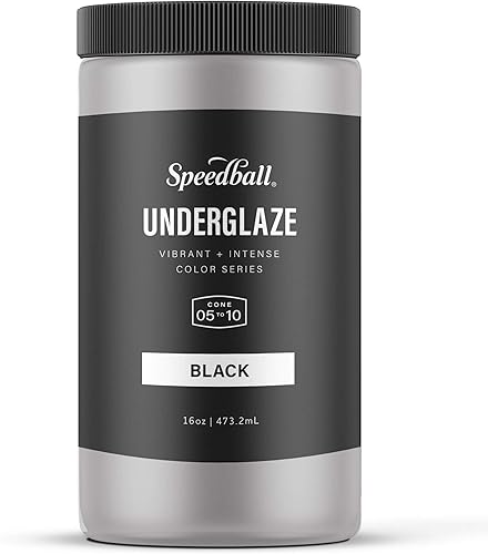 Miniatura 39 de Speedball Underglaze, Turquesa, tarro de 16 onzas