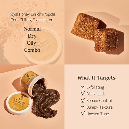 Miniatura 3 de Máscara exfoliante de azúcar negra de SkinFood en formato de 35 oz