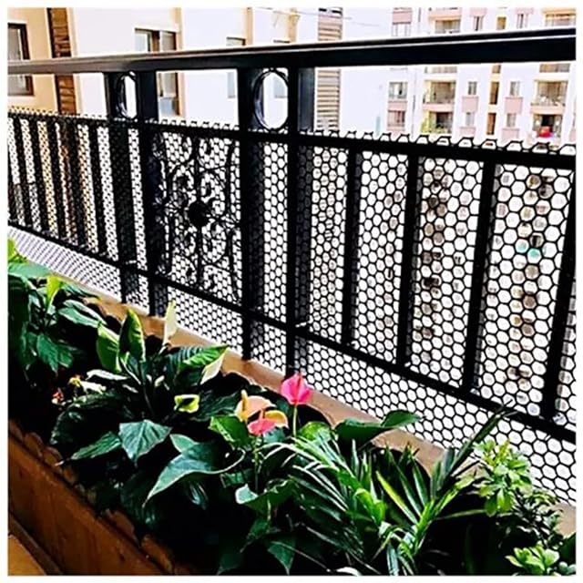Foto 3 de 8 de Red De Seguridad para Balcones, Cercas De Plástico Red De Seguridad para Niños Red De Protección contra…