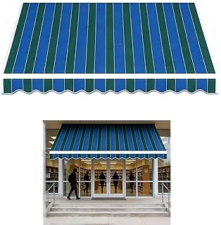 Retractable Patio Awning Replacement Fabric 8ft 10ft 12ft 13ft 14ft 15ft...