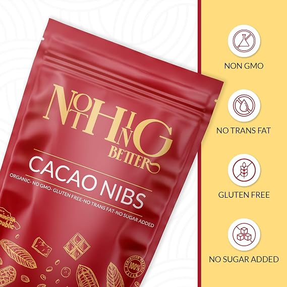 Premium Cacao Nibs sourced from the Dominican Republic (8 oz / 0.5 lb)
