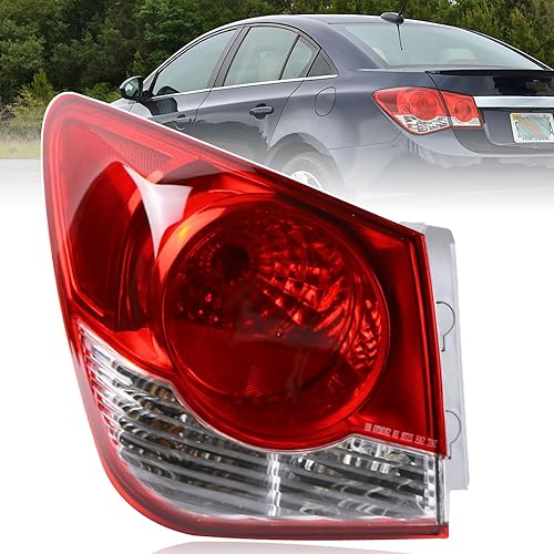 Luz Trasera Compatible con Chevrolet Cruze 2011-2015 Cruze Limited 2016 Ensamble de Lámpara de Luz Trasera Izquierda del Lado del Conductor Luz de