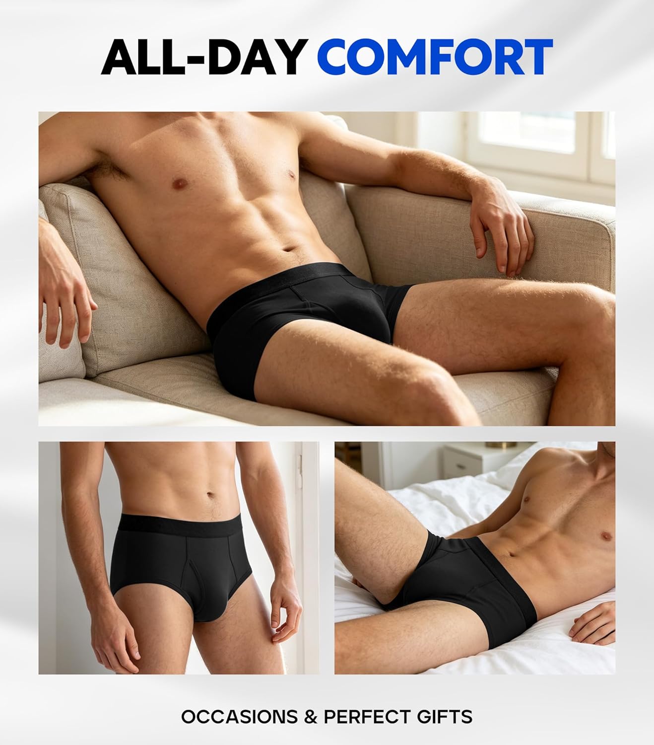 5Mayi Mens Briefs Underwear Cotton Brief Underwear for Men Pack