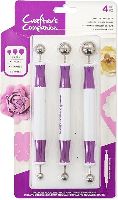 Crafter's Companion Moulding Ball Tools (4PC), Multicoloured, One Size