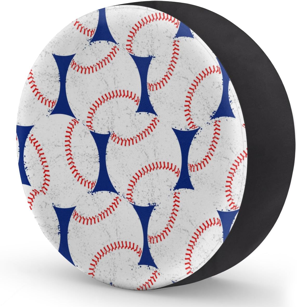 Pop Baseball Tire Covers Portable Spare Tire Cover Soft Durable Waterproof Dustproof Set of 4 Bags 16 Inches for Car Truck SUV Trailer Camper