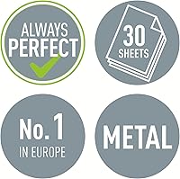 Vista 6 de Leitz Perforadora de agujero, 30 hojas, barra guía con marcas de formato, metal, gama NeXXt, 50080035 - Azul