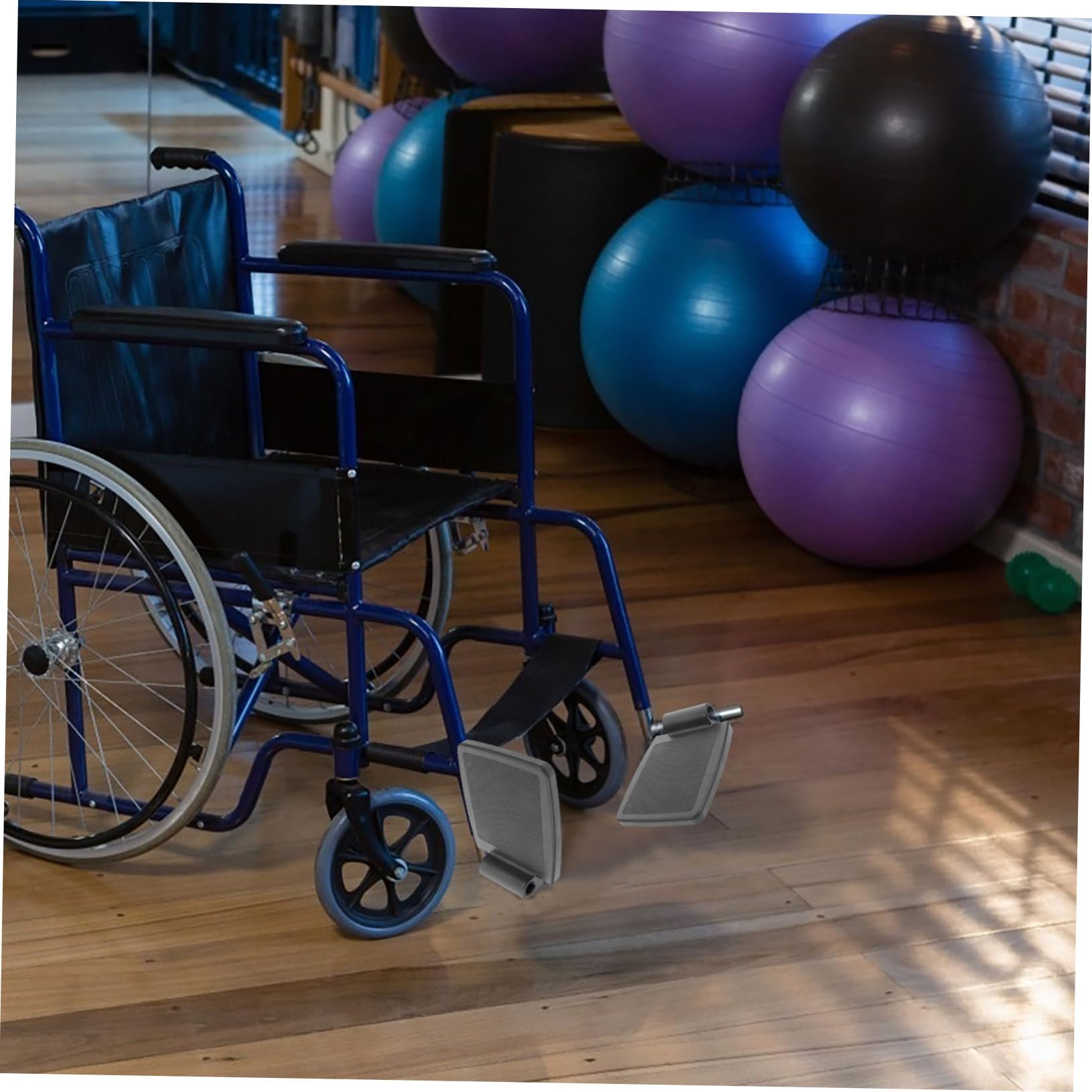 Healeved 8piezas Reposapiés Para Sillas De Ruedas De Pedales Resistentes De Fácil Instalación Accesorios Para Movilidad Soporte Estable y Duradero