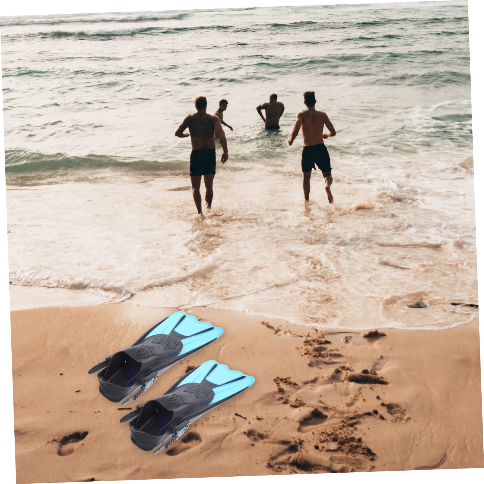 UKCOCO 2 Pinne Snorkeling per Adulti Ergonomico per Immersione e Allenamento Piscina e Stabilità e Migliorate
