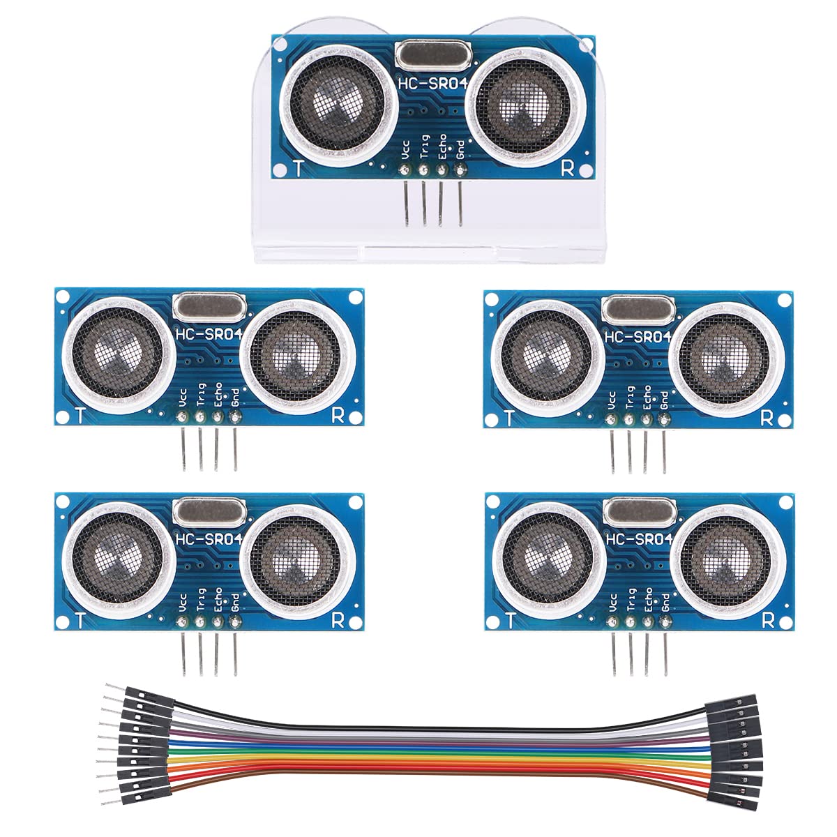 Innovateking Eu 5pcs Hc Sr04 Ultrasonic Module Distance Sensor Kit ...