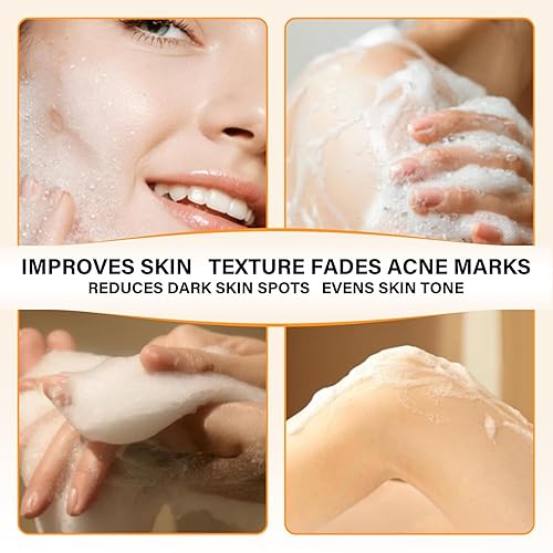 Miniatura 3 de Barras de jabón de ácido kójico de cúrcuma, removedor de manchas oscuras para rostro y cuerpo, barra de jabón de cúrcuma para iluminar e hidratar