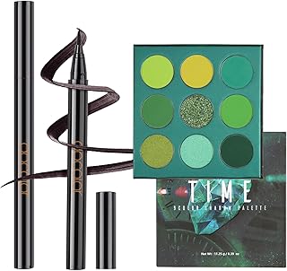 docolor Paleta de sombras de ojos verdes con ...