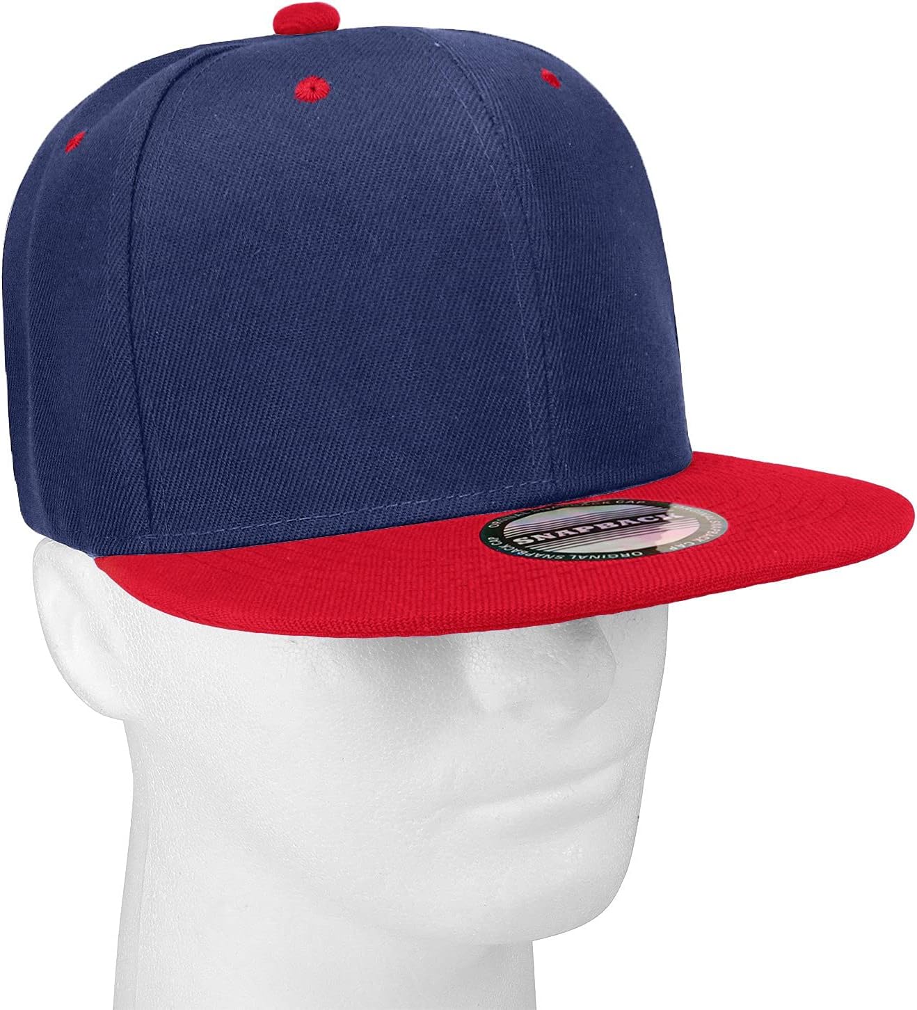 Falari Wholesale 12 Pack Snapback Hat Cap Hip Hop Style Flat Bill Blank Solid Color Adjustable Size - Image 6