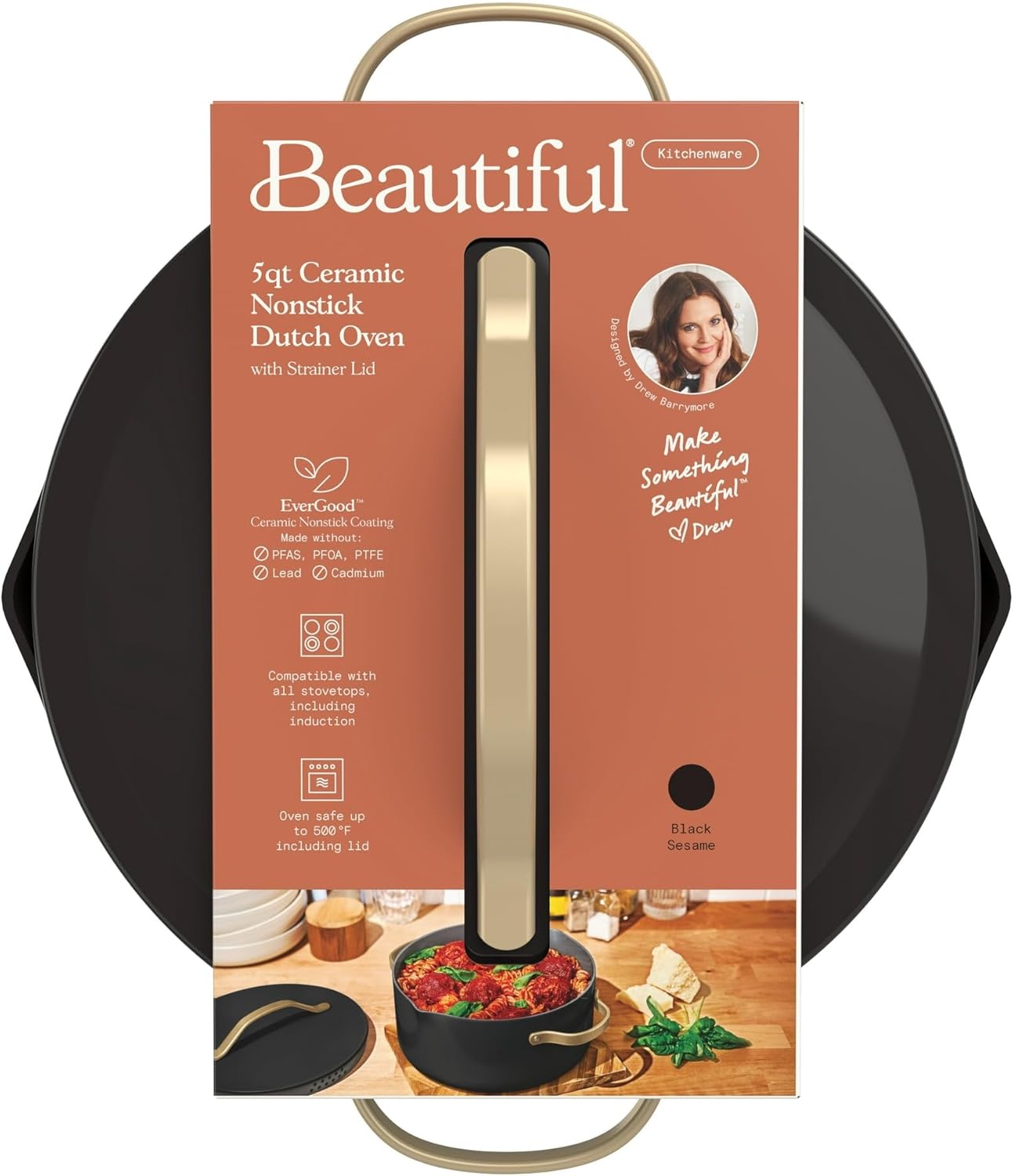 Nonstick Frying Pan, Nonstick Coating and Even Heat Distribution