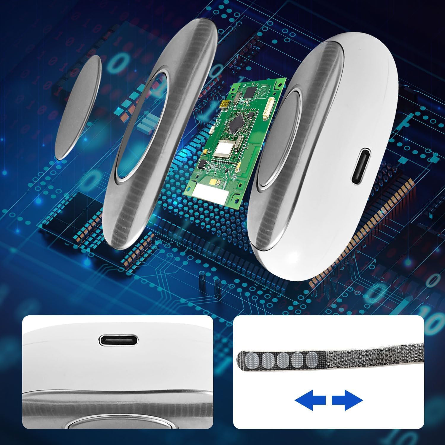 Handheld Sleep Aid Device, Anxiety Device, Relief Anxiety Help Sleep, Promotes Rest, USB Rechargeable