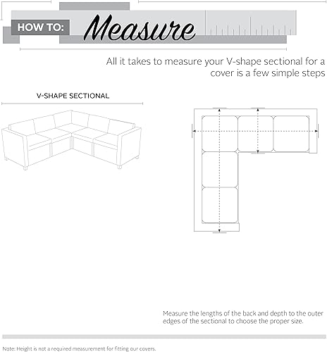 Miniatura 4 de Classic Accessories Veranda - Juego de fundas seccionales en forma de V para patio de 85 pulgadas, resistentes al agua, fundas para muebles de patio
