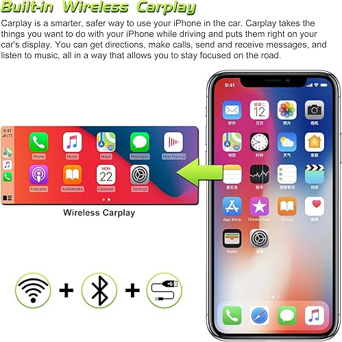 Miniatura 2 de Navegador GPS para automóvil de 123 pulgadas pantalla táctil estéreo Blu-ray para BMW X5 X6 E70 E71 con sistema iDrive CarPlay retenido sistema