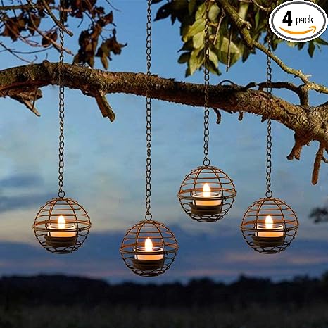 Solar Hanging Lanterns Outdoor Waterproof