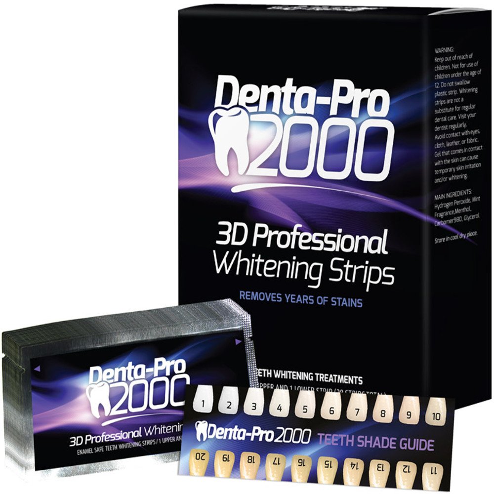 Crest 3D White Intensive Professional Effects Teeth Whitening Strips Kit 7 Count