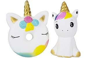 Galactic Unicorn Donut Squishy Set