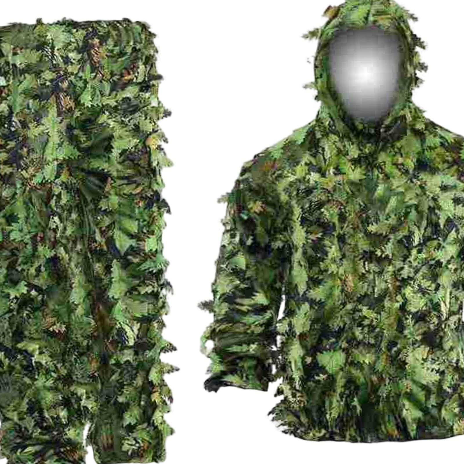 Completo Mimetico Woodland da Uomo - Attrezzatura da Caccia Premium per Esterni, B