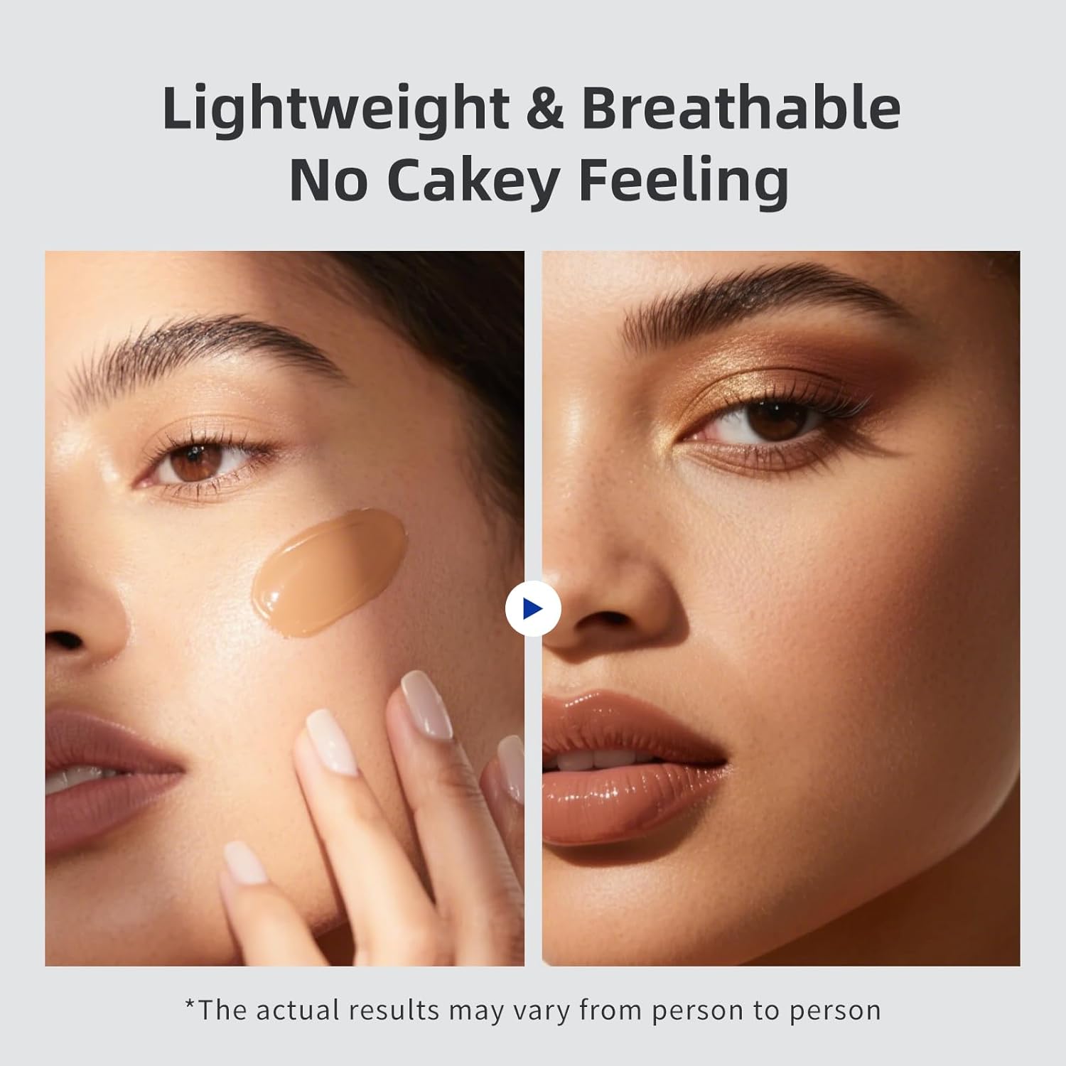 BEAUTNICE Long Wear Light Foundation, 8H Lightweight Full Coverage, Sweat & Oil Resistant, Velvet-silk Matte Finish, Liquid Foundation Makeup For All Skin Types, 1 Fl Oz, #01 Warm Wheat - Image 4