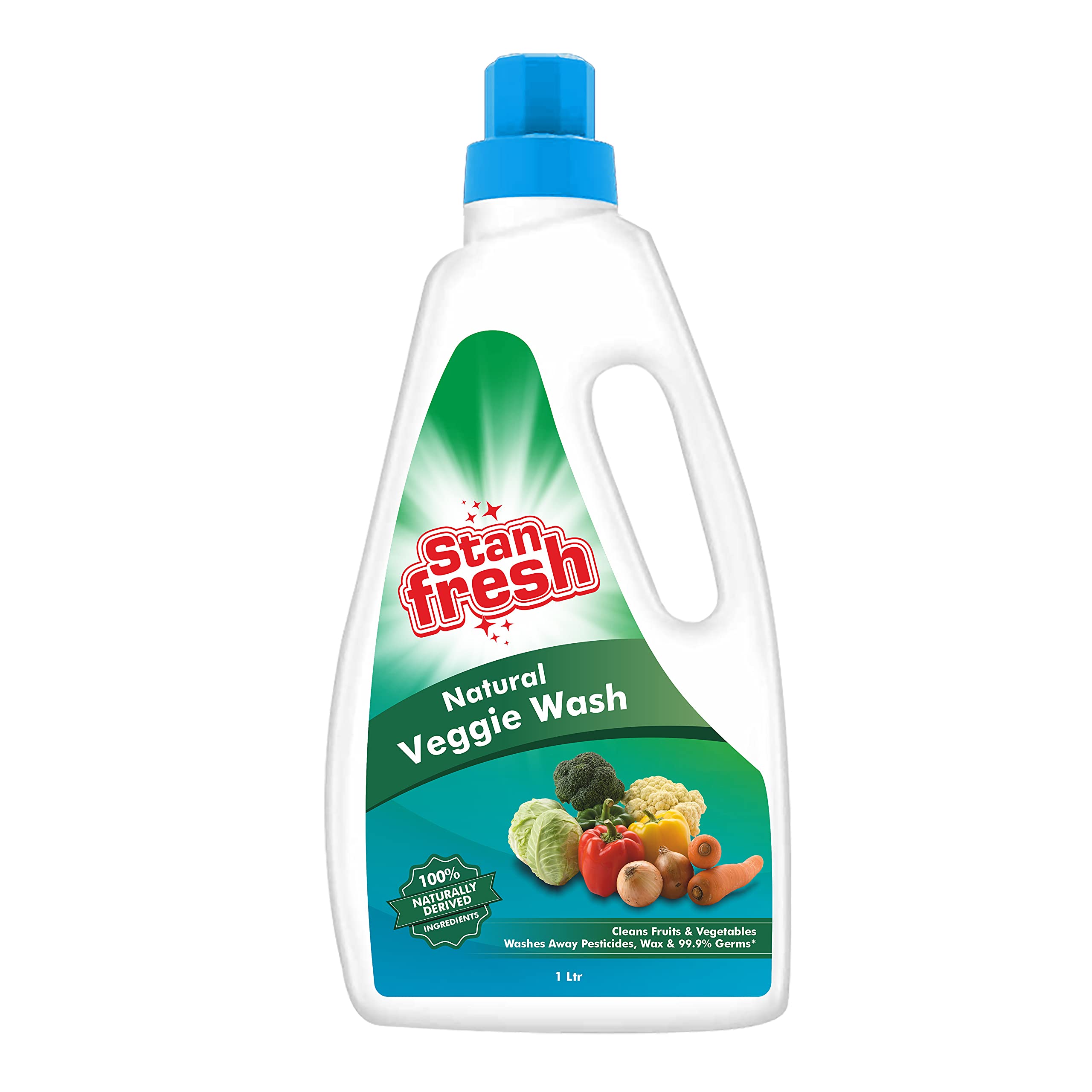 Stanfresh|Natural|Veggie Wash|Naturally Derived|Liquid Clean Fruits & Vegetables|Washes Away Pesticides|Wax & 99.9 Germs*|1Ltr (B09HSCHW7K) Amazon Price History, Amazon Price Tracker