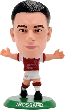 SoccerStarz SOC1647 Arsenal Leandro Trossard Mini Football Figurine