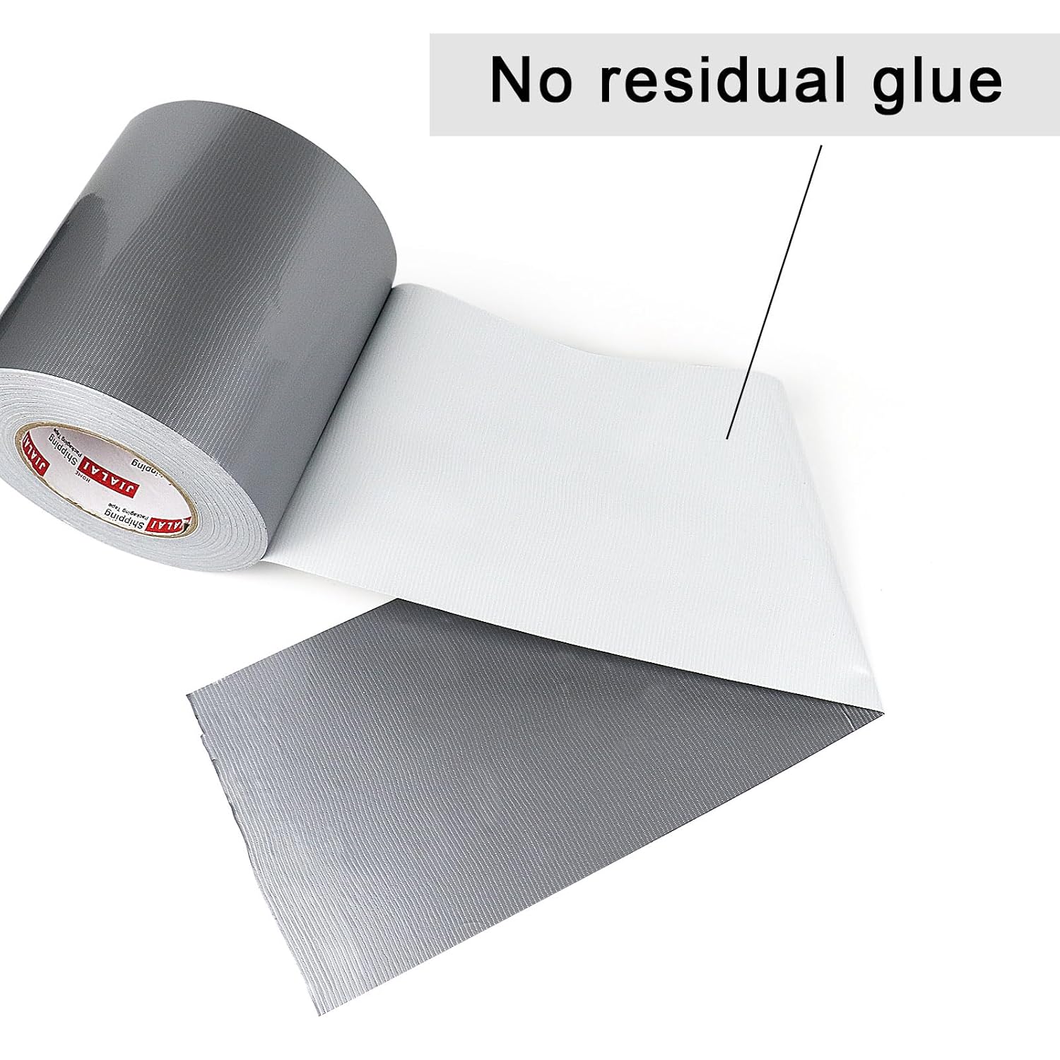 JIALAI HOME Duct Tape 6" Wide, 6 inch Wide Duct Tape Heavy Duty Waterproof 55 Yards (164 ft) Silver, UV Resistant for Crafts, Home Improvement, Repairs, & Projects