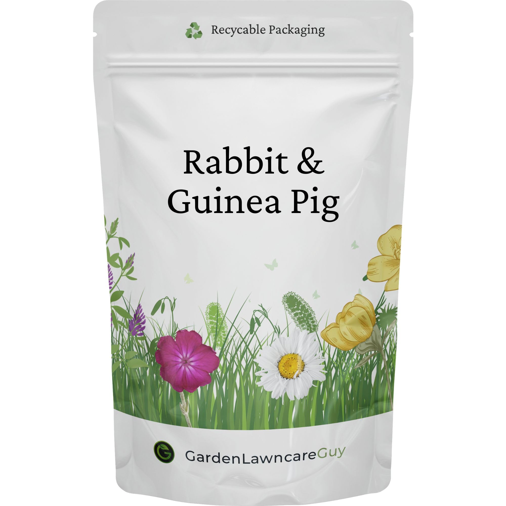 Rabbit & Guinea Pig Forage Seed Mix for Sowing - Grow Your Own Nutrient-Rich Greens for Healthy Herbivores