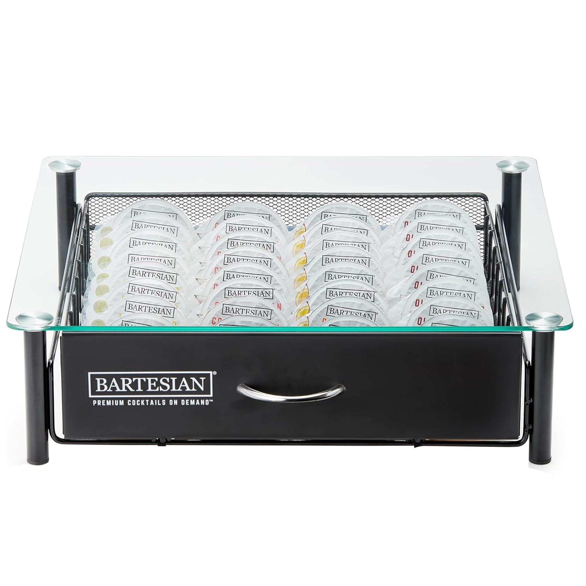 Organisateur de tiroir pour capsules Bartesian - Rangement de bar chic pour 36 dosettes