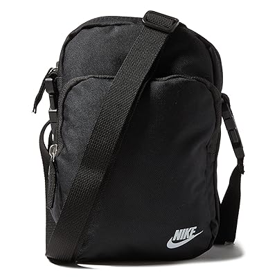 Nike Heritage Crossbody Bag (4L) Backpack Bags Black/Black/White, Nylon/Polyester