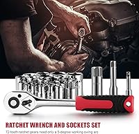 Vista 4 de Eastvolt 218-Piece Household Tool Kit, Auto Repair Tool Set, Tool Kits for Homeowner, Plier, Screwdriver Set, Socket Kit and Toolbox Storage