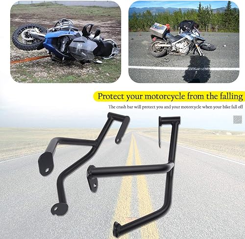 Miniatura 2 de Barra de choque de carretera de acero para GSX-R600 GSX-R750, jaula de acrobacias de motocicleta, deslizador, protector de motor, parachoques de la