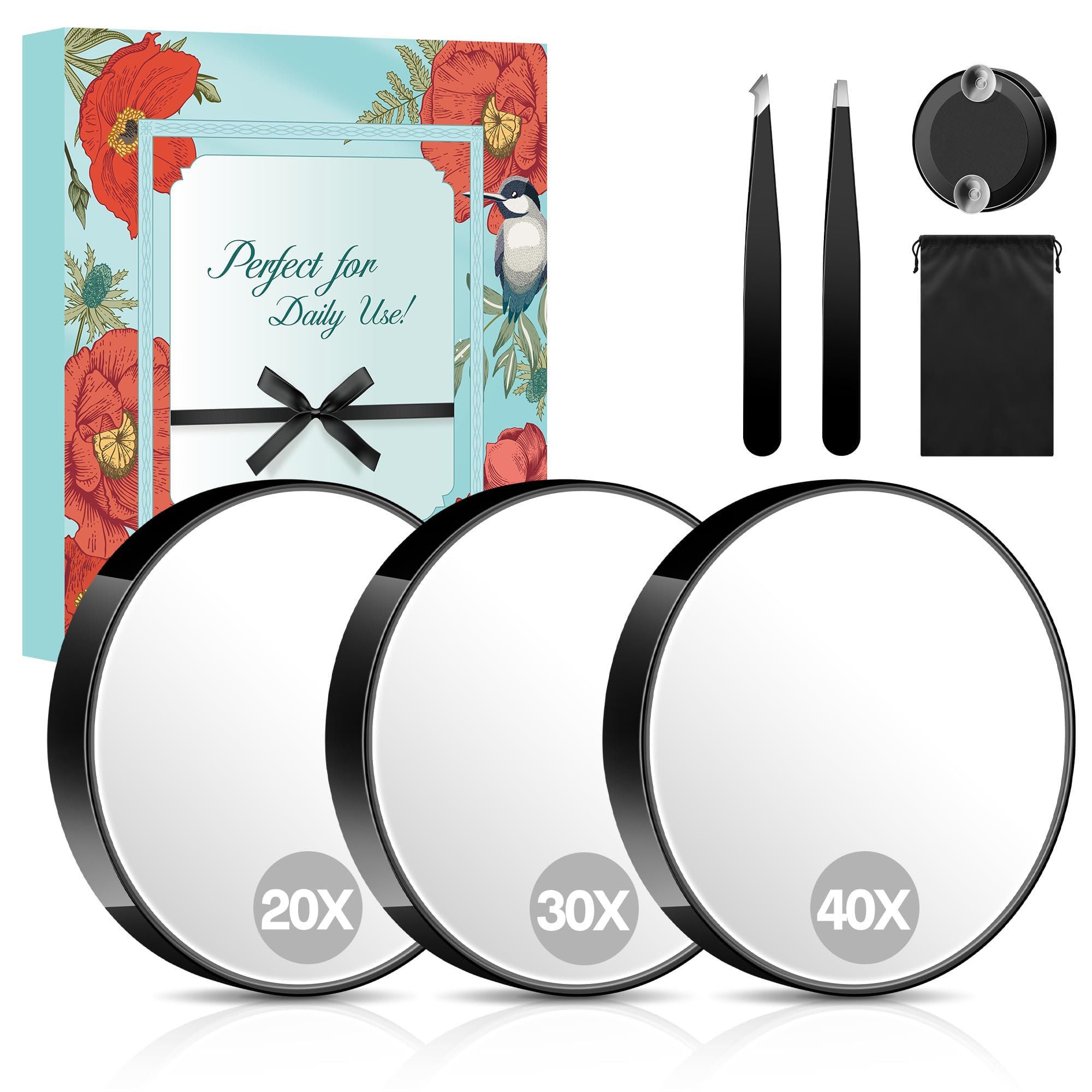 MIYADIVA Vergrößerungsspiegel Set