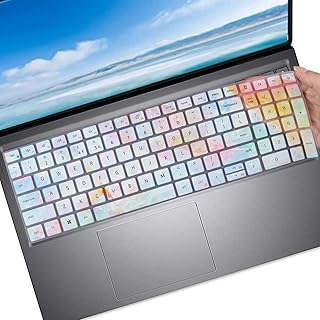 Keyboard Cover for 2022 Dell Inspiron 15 3510 3511 3515 3525 5510 5515 5518 7510, Inspiron 16 7610, Dell Vostro 15 5510, Latitude 3520, Dell Inspiron 15 16 3000 5000 7000 US Keyboard Cover-Dazzle