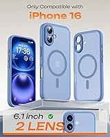 Vista 408 de TOCOL Funda magnética para iPhone 15 Pro Max, protección completa mejorada de la cámara, compatible con Magsafe, protección contra caídas, funda