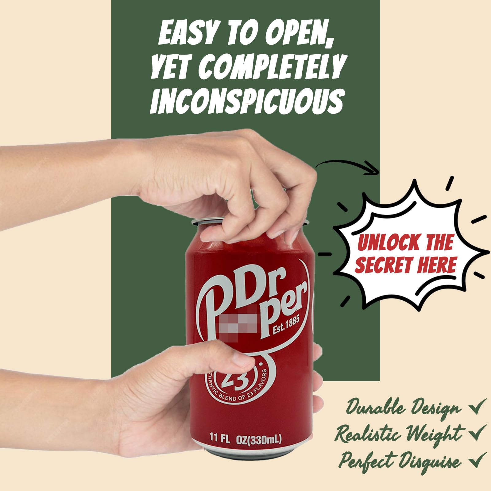 Diversion Safe Dr Pepper Can Hidden Secret Storage - View #14