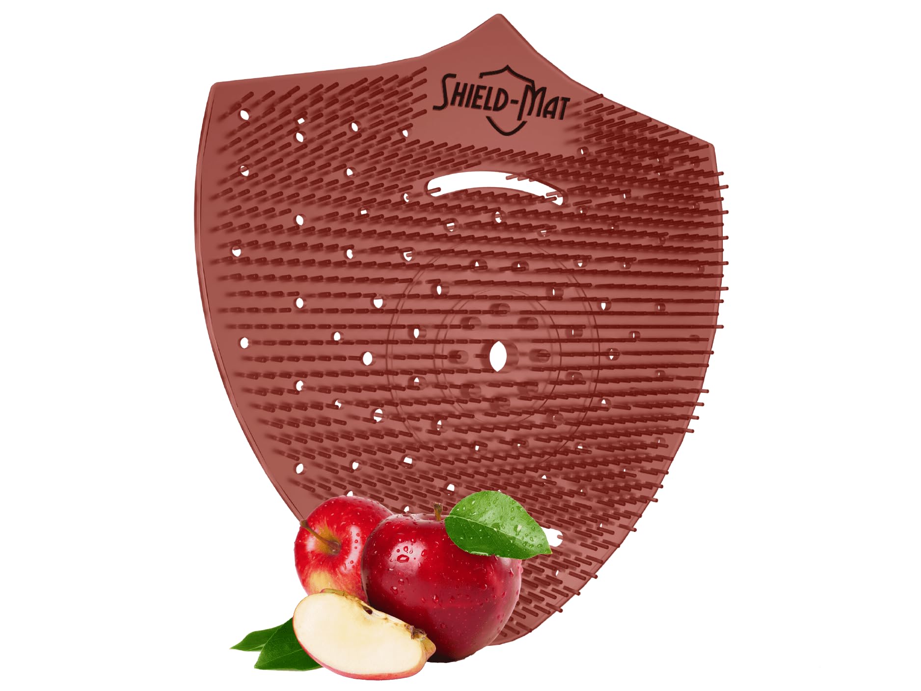 Silicone Urinal Screen Mat | Splash Control Deodorizer Screen | Anti-Clog Flexible Urinal Mat with Fresh Fragrance | Washroom Hygiene & Odor Control Solution (Spice Apple)-image-44