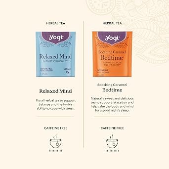 Yogi Relaxation Sampler Box, 32 Tea Bags