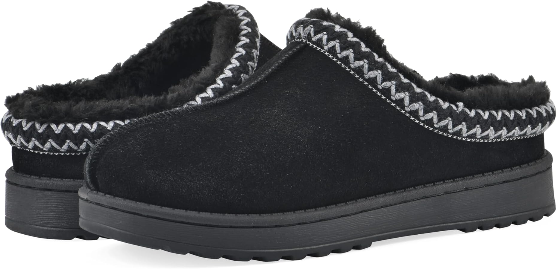 Amazon.com | WHITE MOUNTAIN Women's Icebin Faux Fur Slipper Clog