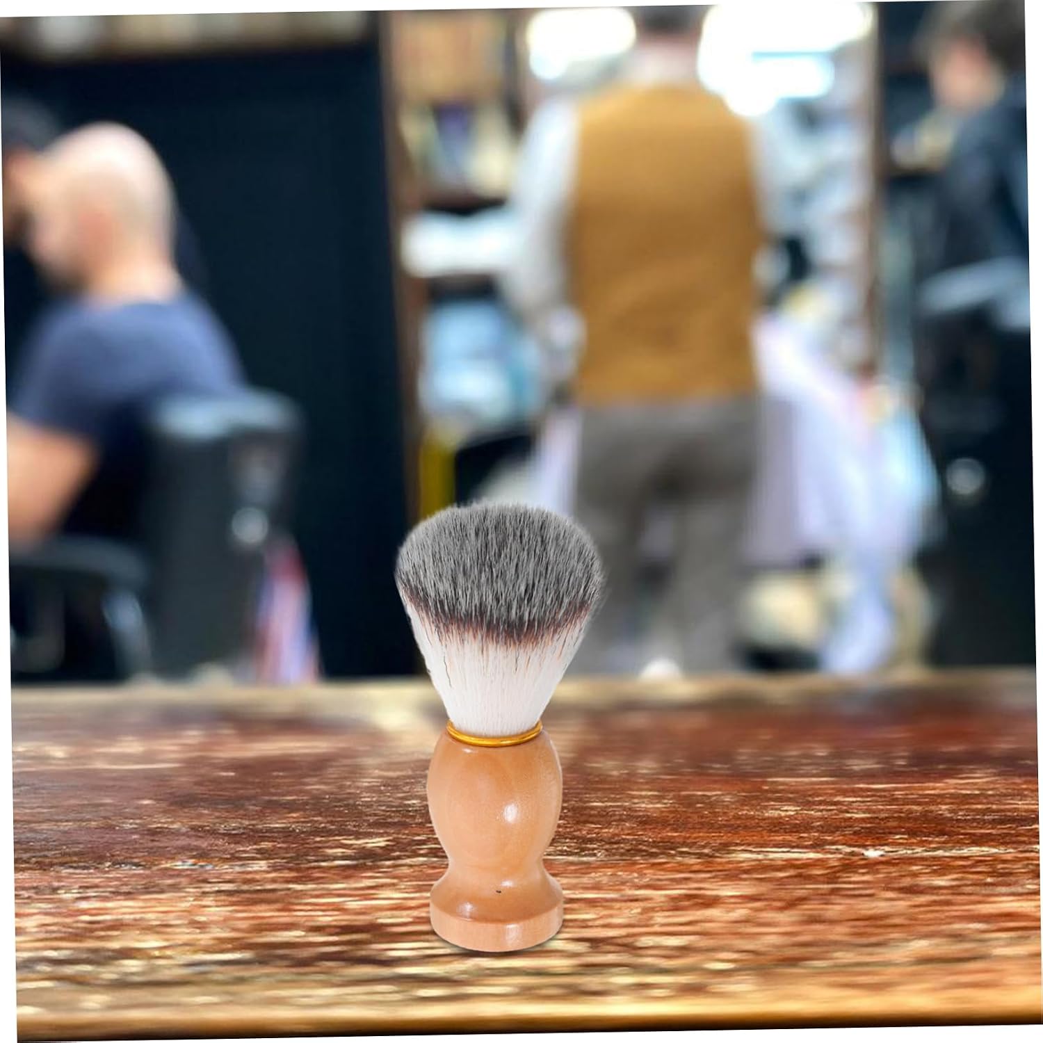 Didiseaon 2pcs Men's Shaving Brush Soft Bristle Beard Grooming Tool with Ergonomic Handle for Comfortable Facial Cleansing and Wet Shaving Skin-friendly Design