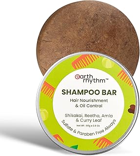 Earth Rhythm Shikakai Shampoo Bar for Hairfall | Contains Shikakai