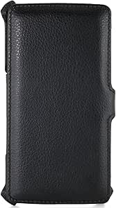StilGut UltraSlim Case, Tasche mit Standfunktion für LG G4 Note, schwarz