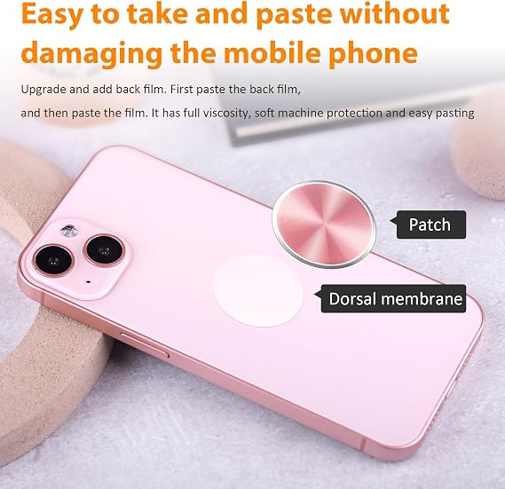 Giantree Mount Metal Plates for Magnetic Car Mount, 4 Pack Replacement Round Patch of Magnetic Cell Phone Mount Universal Circular Metal Disc with Strong Adhesive Sticker for Mobile Phone(4colors)