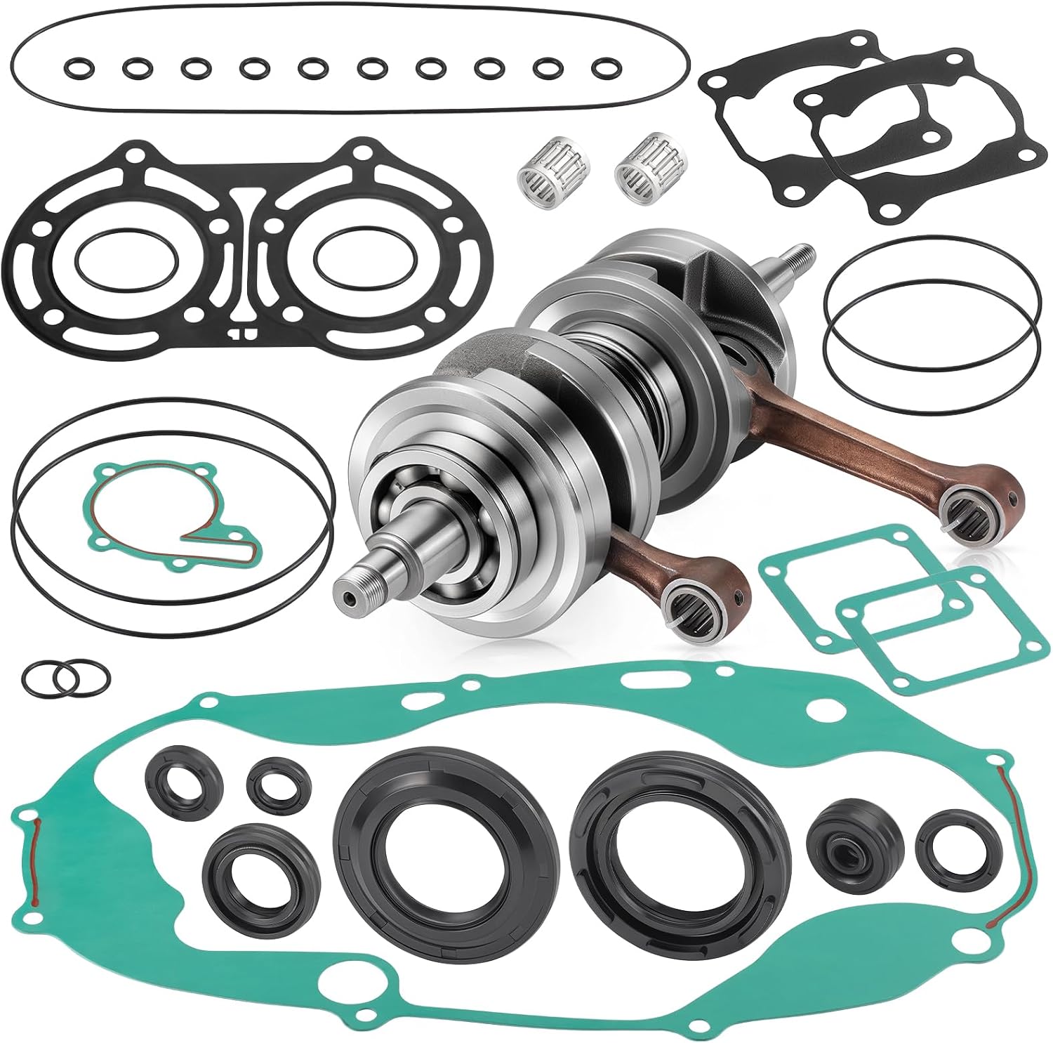 Heavy Duty Crankshaft & Complete Engine Gasket Seal Kit For Yamaha Banshee 350 YFZ350 1986-2006 29L-11400-30-00