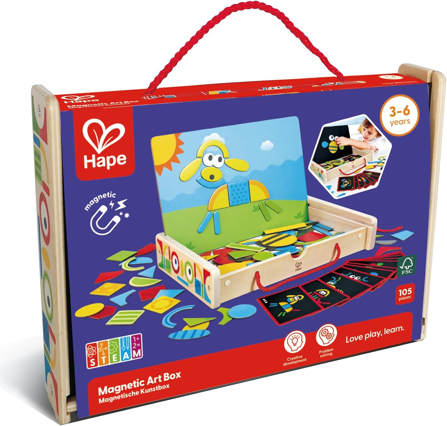 Hape E1631 Magnetic Art Box