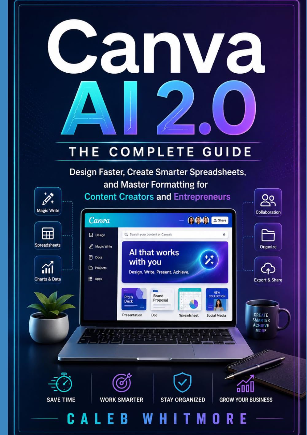 Canva AI 2.0: The Complete Guide: Design Faster, Create Smarter Spreadsheets, and Master Formatting for Content Creators and Entrepreneurs