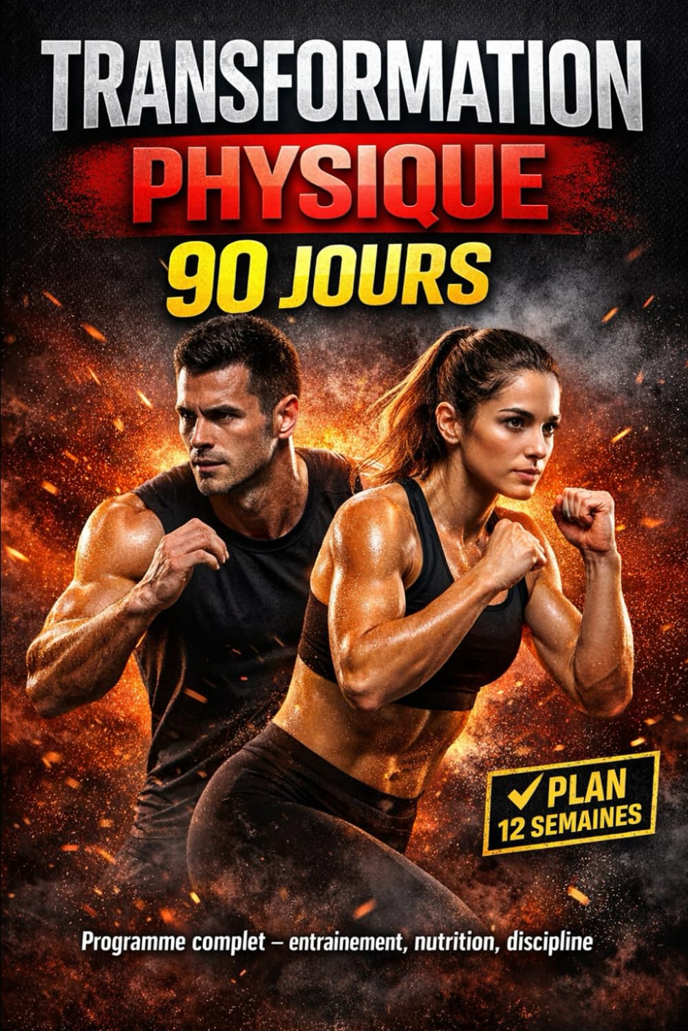TRANSFORMATION PHYSIQUE 90 JOURS: Le plan complet pour perdre du gras, retrouver la forme et construire un corps solide — entraînement, nutrition et discipline jour après jour