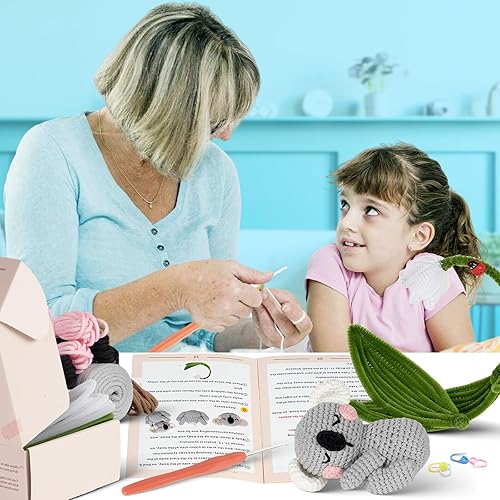 Miniatura 8 de Gipony Kit de ganchillo para principiantes, kits de animales de ganchillo, kit de ganchillo para principiantes, aprende a ganchillo con tutoriales